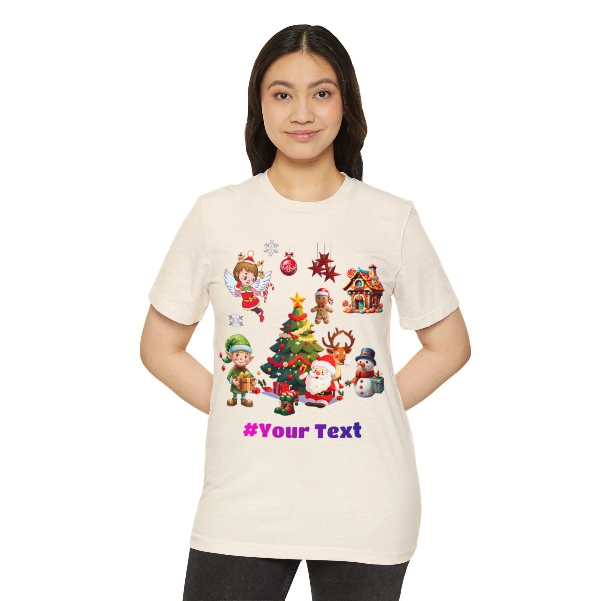 Merry Christmas Shirt, Noen Shirt, Unisex Recycled Organic T-Shirt (Bella+Canvas) 33132