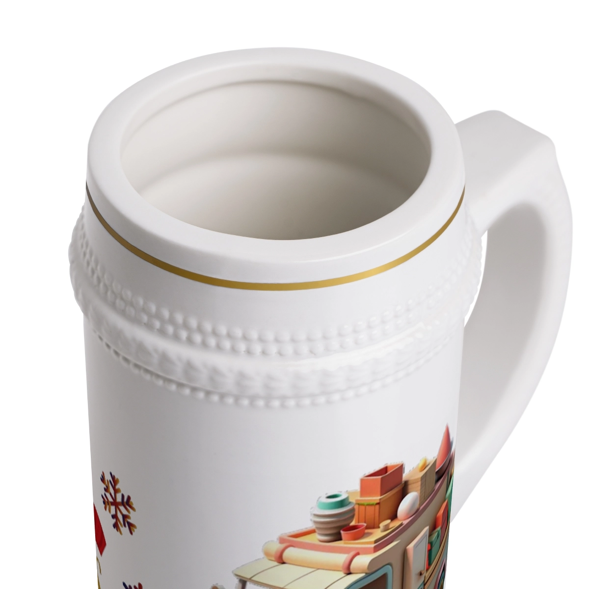 Christmas Mug, Gift for Family, Gift Fro Friend, Beer Stein Mug (ORCA Coatings) 32980