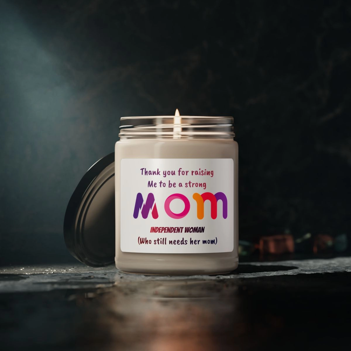 Gift for mothers Scented Soy Candle, 9oz (Lumient), mother day, custom name 🕯️ 23006