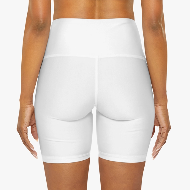 High Waisted Yoga Shorts (AOP) (Generic brand) 31676