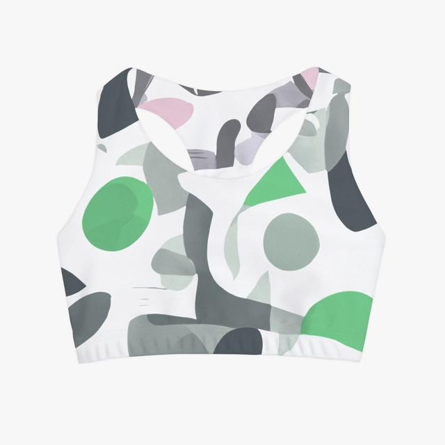 Girls' Swimsuit Crop Top (AOP) (Generic brand) 31784