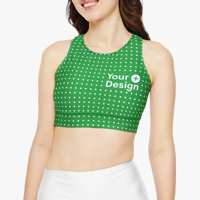 Fully Lined, Padded Sports Bra (AOP) (Generic brand) 31762