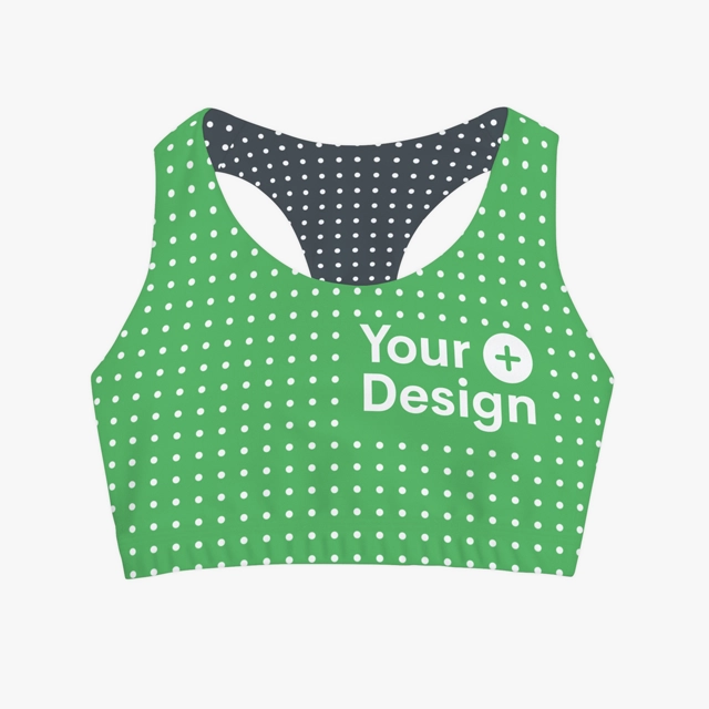 Girls' Swimsuit Crop Top (AOP) (Generic brand)