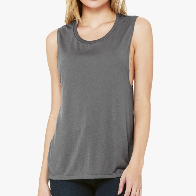 Women's Flowy Scoop Muscle Tank (Bella+Canvas) 32263