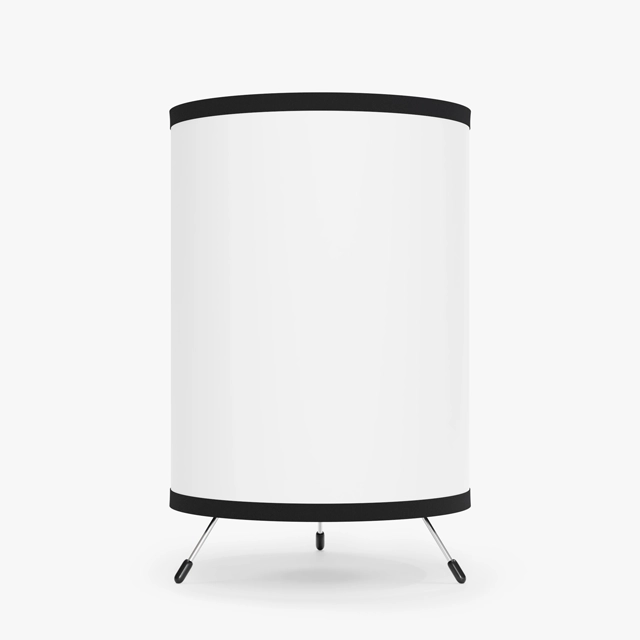 Tripod Lamp with High-Res Printed Shade, US\CA plug (Generic brand) 31456