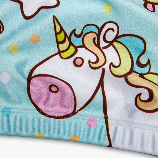 Girls' Double Lined Seamless Sports Bra (AOP) (Generic brand) 31690